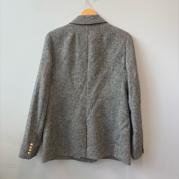 J Crew 8T Bristol Blazer Gold Buttons Moon Quality British Cloth Wool - Picture 3 of 14